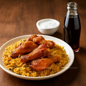 Chicken Wings Biryani + Pepsi