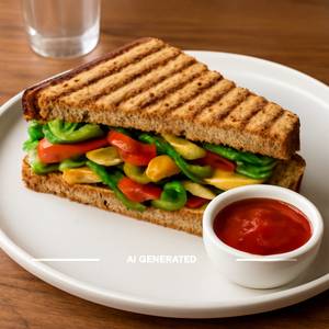 Grilled veg sandwich