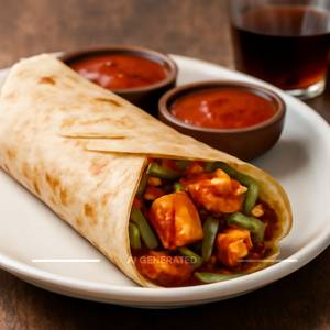 Paneer Barbeque Wrap