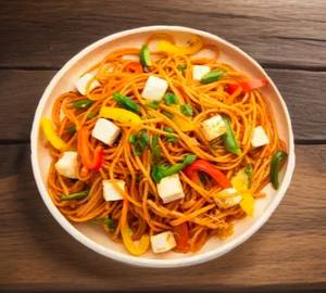 Paneer Mushroom Noodles