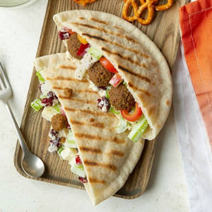 Classic Falafel & Hummus Pita Pocket [whole wheat].