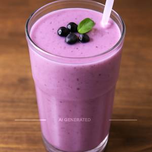 Black Current Milkshake