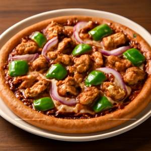 Bbq Chicken Pizza Chicken With Onion Capsicum
