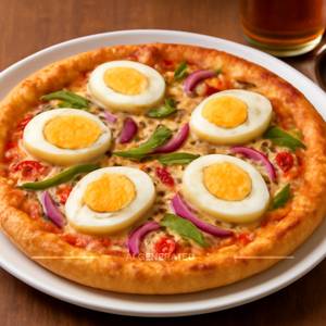Boiled Egg Pizza 