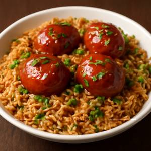 Egg Manchurian Fried Rice