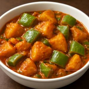 Aloo capsicum