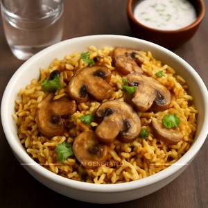 Mushroom Biryani