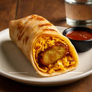 Aloo Tikki Cheese Wrap