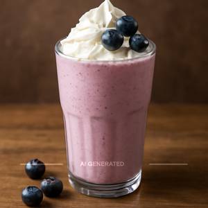 Blue Berry Milk Shake