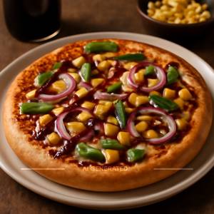 Barbeque Veg Pizza
