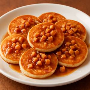 Butterscotch Crunch Mini Pancakes (8 Pieces)
