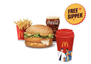 McCheese Veg Burger Sipper Meal