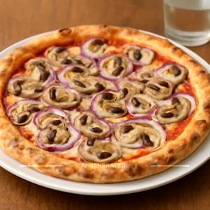 Onion Mushroom Pizza