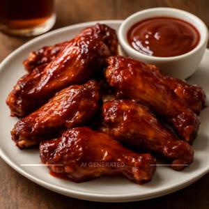 Chicken Wings With Bbq Sauce