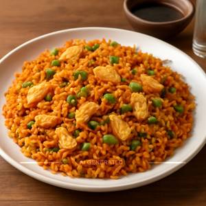 Egg Chicken Schezwan Fried Rice