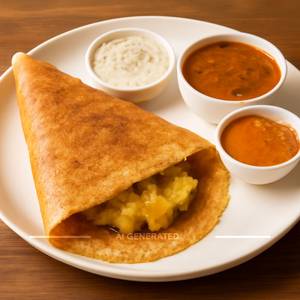 Ghee Pesara Masala Dosa