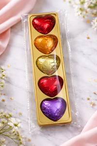 Colourful Heart Chocolate