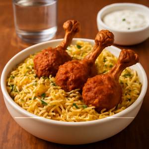 Chicken Lollipop Biryani