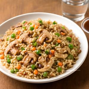 Veg Mushroom Fried Rice