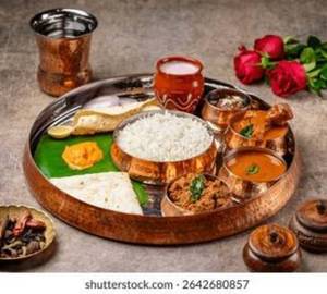 Special chicken thali