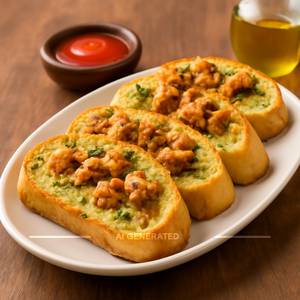 Spicy Chicken Garlic Bread 