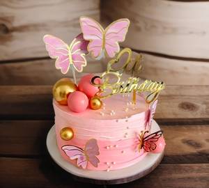 Chocolate Butterfly Birthday Special Cake