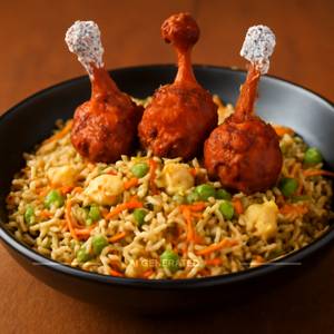 Chicken Lollipop Fried Rice