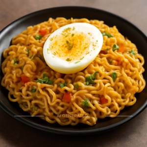 Egg masala maggi