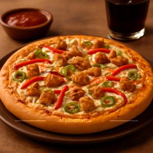 Chicken Dominator Pizza
