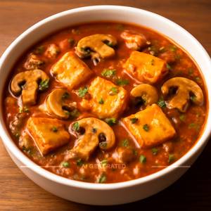 Paneer mushroom masala