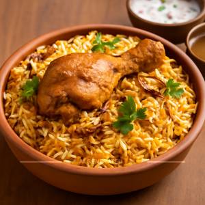 Hyderabadi Chicken Dum Biryani