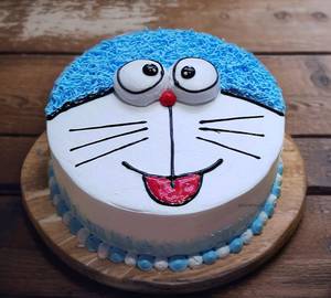 Cartoon Chocolate Truffle Colour Full Design Cake