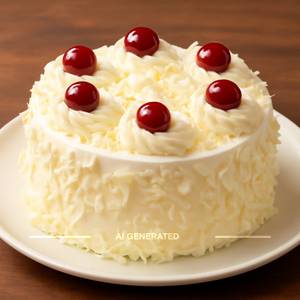 "White forest cake"