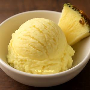 Pineapple ice cream