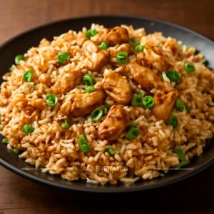 Garlic Chicken Fried Rice