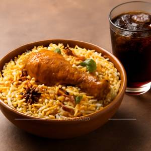 Mughlai Chicken Biryani + Pepsi