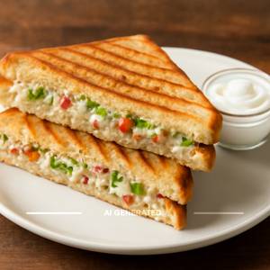 Veg mayo grilled sandwich