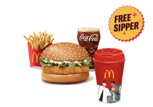 McVeggie Burger Sipper Meal