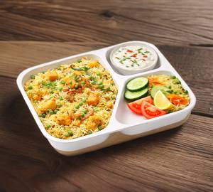 Paneer Biryani + Raita & Salad