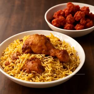 1 Mini Chicken Fry Biryani + 1 Chicken 65                                                                                    