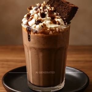 Hazelnut Brownie Thickshake