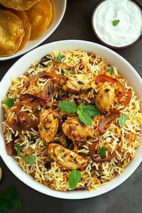 Hydrabad chicken briyani