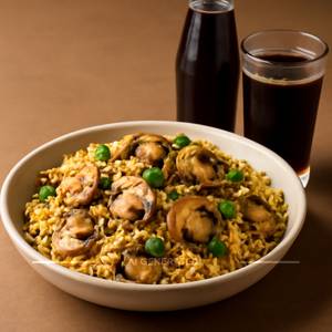 Mushroom Biryani + Pepsi