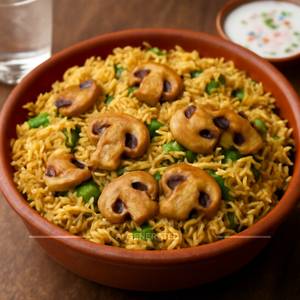 Mushroom Biryani
