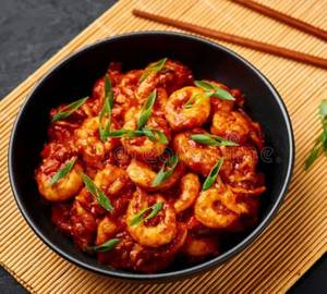 Prawns Manchurian Dry