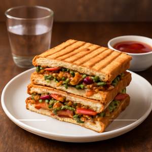 Crispy Mixed Veg Sandwich