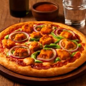 Peri Peri Paneer Pizza