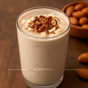 Anjeer Badam Honey Milkshake
