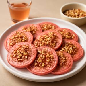 Pink Almond Crunch Pancakes (8 Pcs)