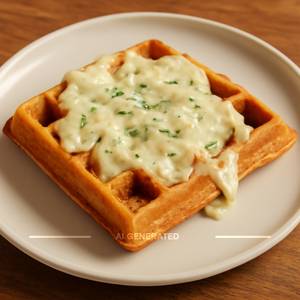 Creamy Chesse Waffy